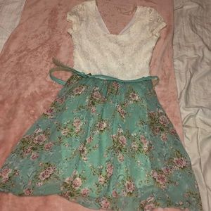 Midi floral dress